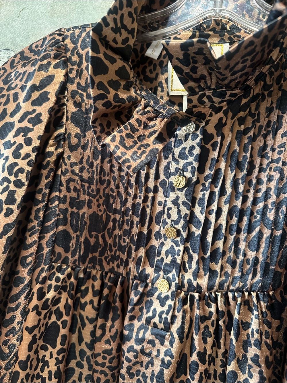 Emily McCarthy NWT Lady Leopard Charlotte Dress - Size XS - Picture 3 of 6